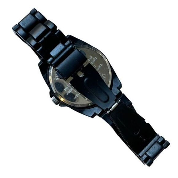 HASBRO MY LITTLE PONY 2014 HOT TOPIC Rainbow Dash Black Stainless Steel Analog W - Picture 4 of 10